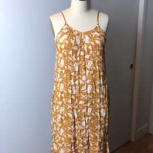 Sleeveless Floral Midi Dress Size XS
